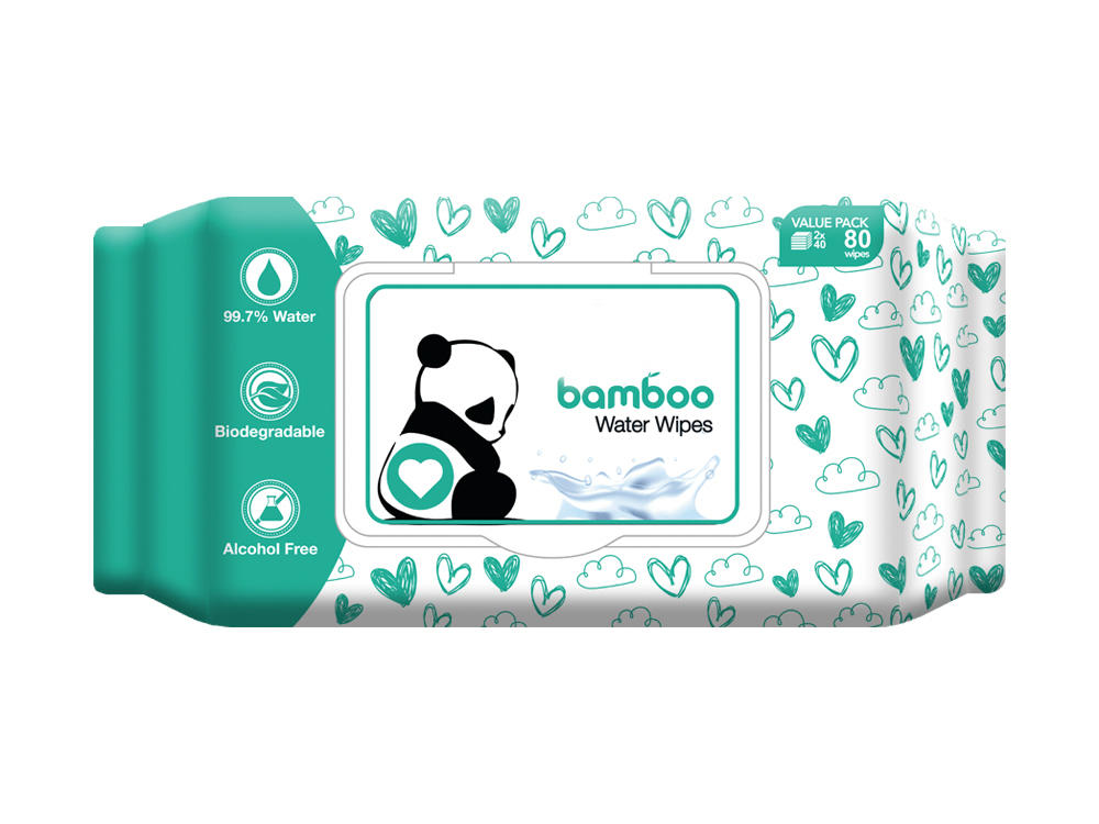 Toallitas suaves para bebés 100% fibras de bambú